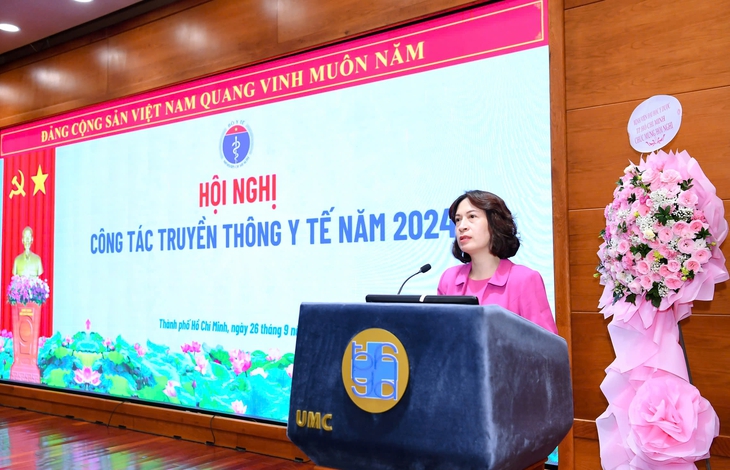 Thứ trưởng Bộ Y tế: 'Truyền thông có vai trò rất lớn trong việc phát triển y tế'- Ảnh 1. Thứ trưởng Bộ Y tế: 'Truyền thông có vai trò rất lớn trong việc phát triển y tế'- Ảnh 1.