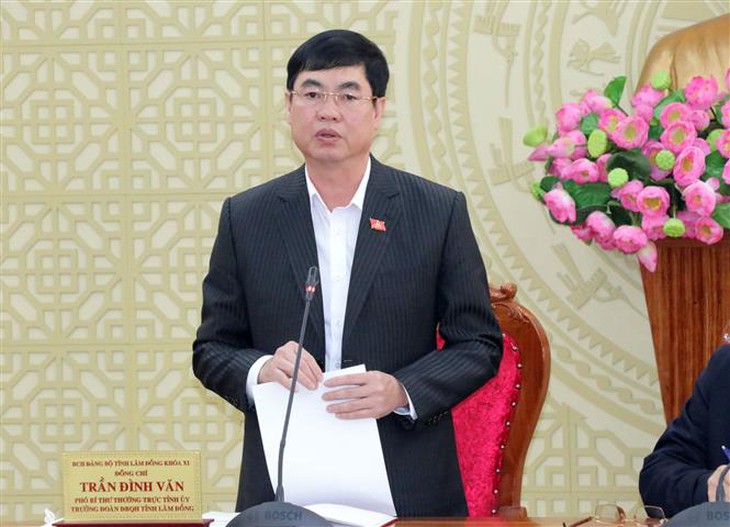 Cho thôi nhiệm vụ ĐBQH đối với ông Trần Đình Văn- Ảnh 1. Cho thôi nhiệm vụ ĐBQH đối với ông Trần Đình Văn- Ảnh 1.