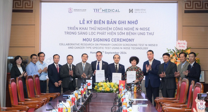Hợp tác thử nghiệm công nghệ mới trong sàng lọc phát hiện sớm bệnh ung thư- Ảnh 1. Hợp tác thử nghiệm công nghệ mới trong sàng lọc phát hiện sớm bệnh ung thư- Ảnh 1.