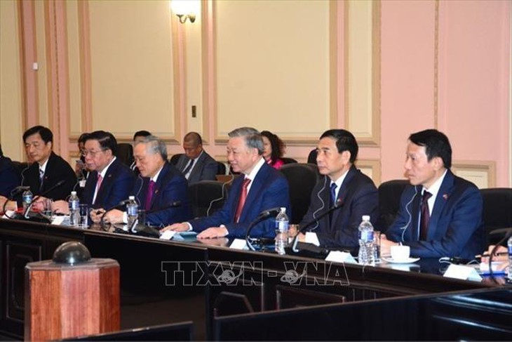Tổng Bí thư, Chủ tịch nước Tô Lâm hội kiến Chủ tịch Quốc hội Chính quyền Nhân dân Cuba- Ảnh 2. Tổng Bí thư, Chủ tịch nước Tô Lâm hội kiến Chủ tịch Quốc hội Chính quyền Nhân dân Cuba- Ảnh 2.