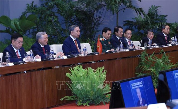 Tổng Bí thư, Chủ tịch nước Tô Lâm hội đàm với Bí thư thứ nhất, Chủ tịch nước Cuba- Ảnh 2. Tổng Bí thư, Chủ tịch nước Tô Lâm hội đàm với Bí thư thứ nhất, Chủ tịch nước Cuba- Ảnh 2.