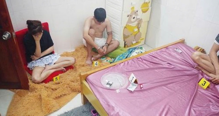 Bắt quả tang 9 thanh, thiếu niên tổ chức sử dụng ma túy- Ảnh 2.