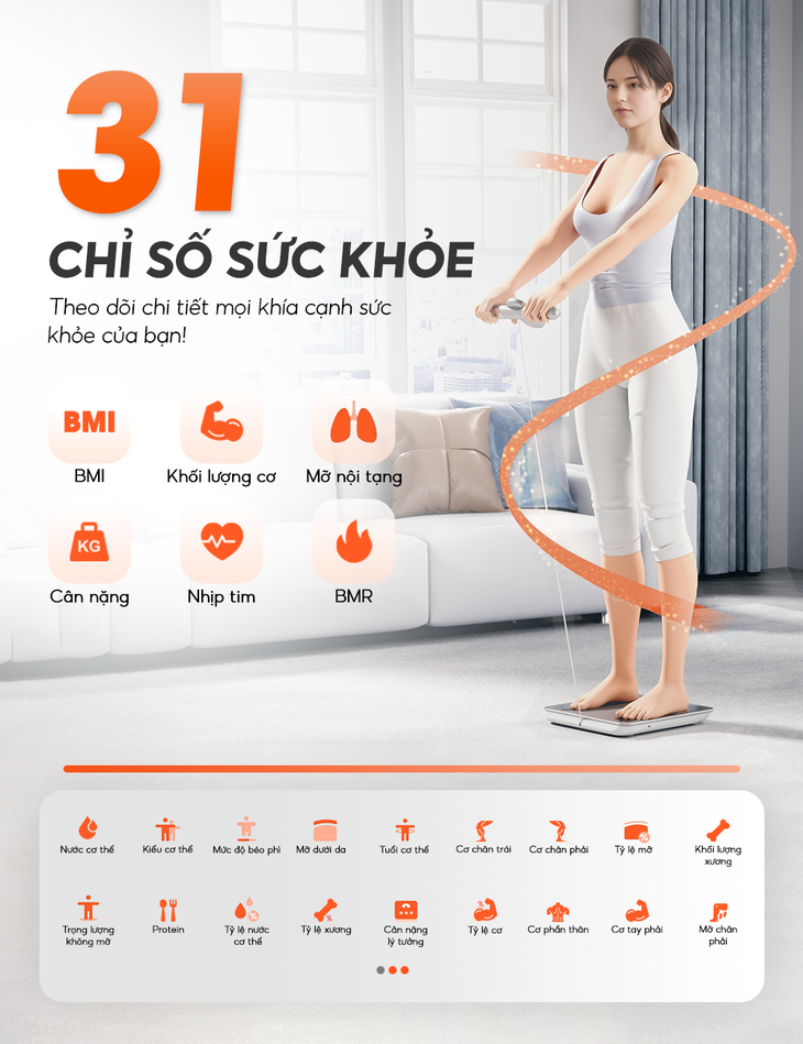 Thương hiệu Ajido ra mắt dòng cân phân tích thành phần cơ thể tiên tiến- Ảnh 2. Thương hiệu Ajido ra mắt dòng cân phân tích thành phần cơ thể tiên tiến- Ảnh 2.