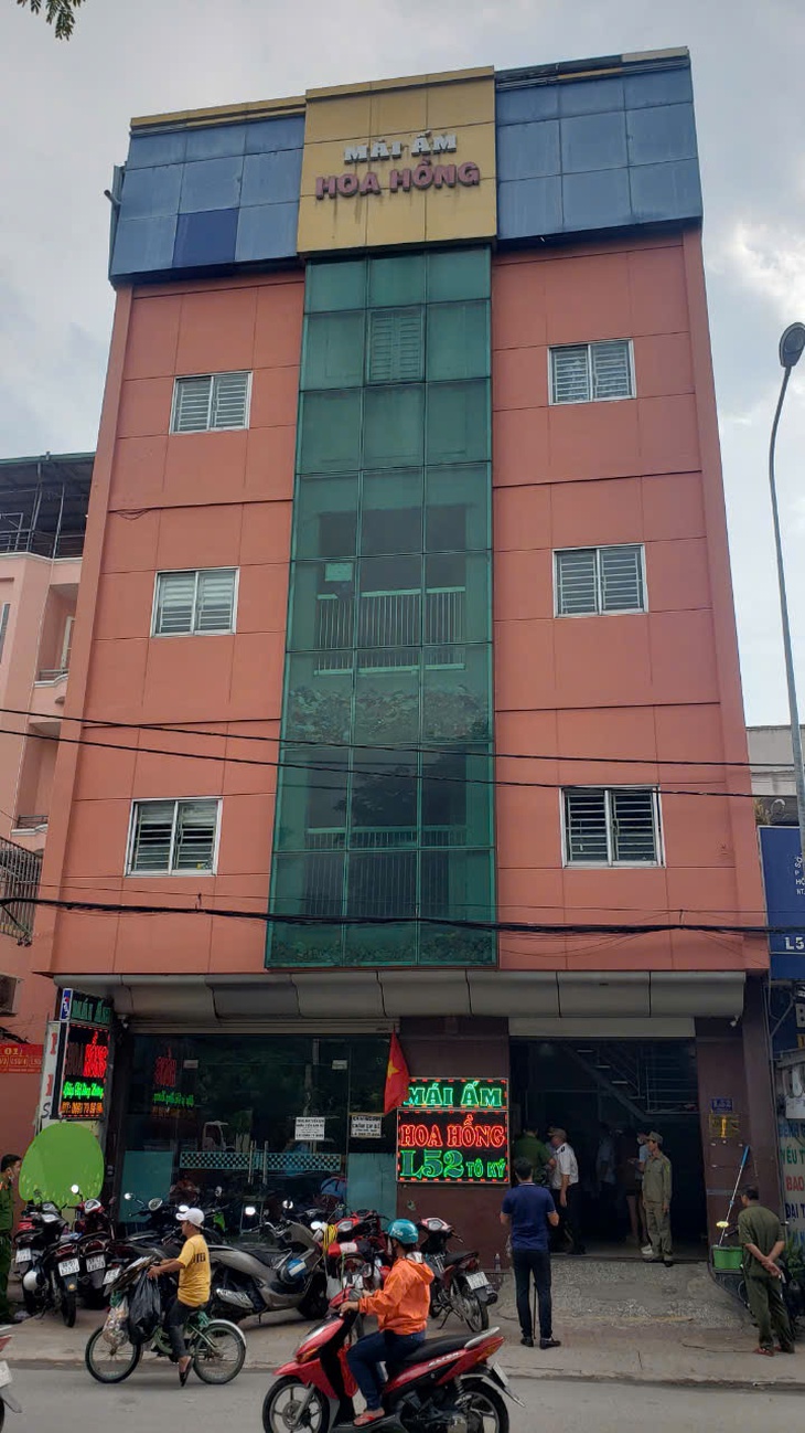 Mái ấm Hoa Hồng, phường Trung Mỹ Tây, Quận 12, nơi xảy ra sự việc bạo hành trẻ em. Ảnh: Xuân Dự