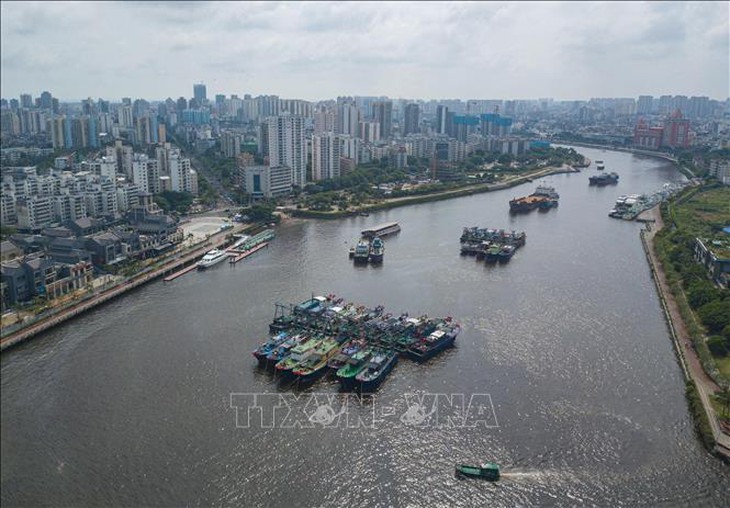 Hong Kong (Trung Quốc) cho học sinh nghỉ học, hoãn gần 40 chuyến bay đề phòng bão Yagi- Ảnh 1. Hong Kong (Trung Quốc) cho học sinh nghỉ học, hoãn gần 40 chuyến bay đề phòng bão Yagi- Ảnh 1.
