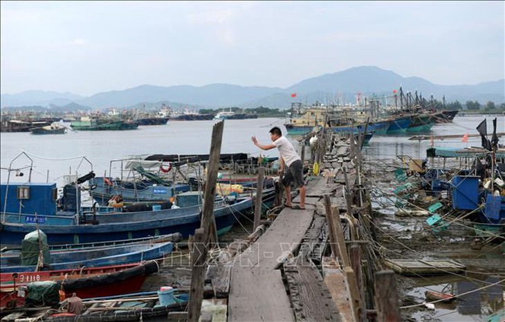 Đảo Hải Nam của Trung Quốc chuẩn bị đối phó với siêu bão Yagi- Ảnh 2. Đảo Hải Nam của Trung Quốc chuẩn bị đối phó với siêu bão Yagi- Ảnh 2.