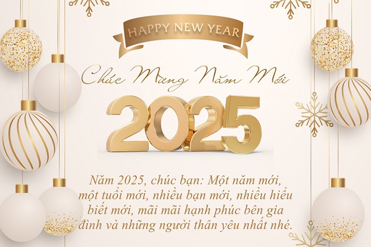 Những mẫu thiệp chúc mừng năm mới 2025 đẹp nhất- Ảnh 4.