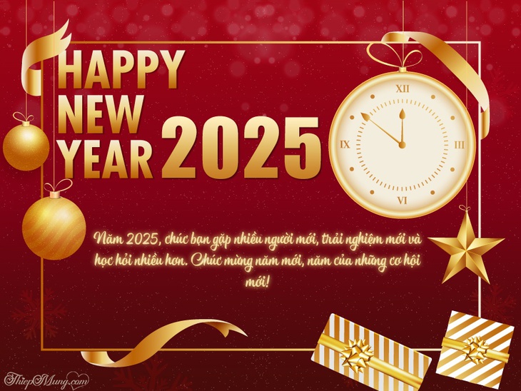 Những mẫu thiệp chúc mừng năm mới 2025 đẹp nhất- Ảnh 5.
