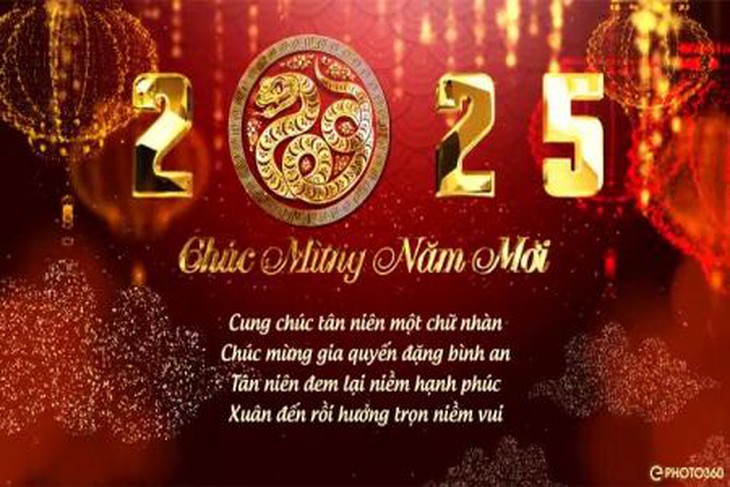 Những mẫu thiệp chúc mừng năm mới 2025 đẹp nhất- Ảnh 8.