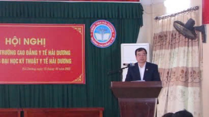 Bàn giao Trường Cao đẳng Y tế Hải Dương về Trường Đại học Kỹ thuật Y tế Hải Dương- Ảnh 2. Bàn giao Trường Cao đẳng Y tế Hải Dương về Trường Đại học Kỹ thuật Y tế Hải Dương- Ảnh 2.