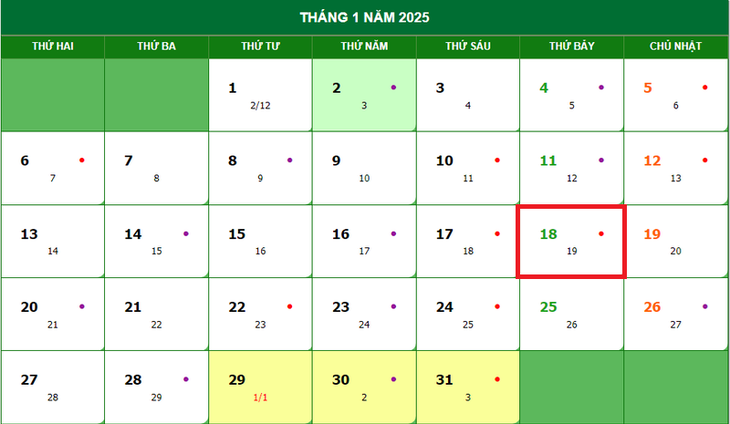 Lịch âm 18/1 - Âm lịch hôm nay 18/1 - Lịch vạn niên ngày 18/1/2025- Ảnh 1. Lịch âm 18/1 - Âm lịch hôm nay 18/1 - Lịch vạn niên ngày 18/1/2025- Ảnh 1.
