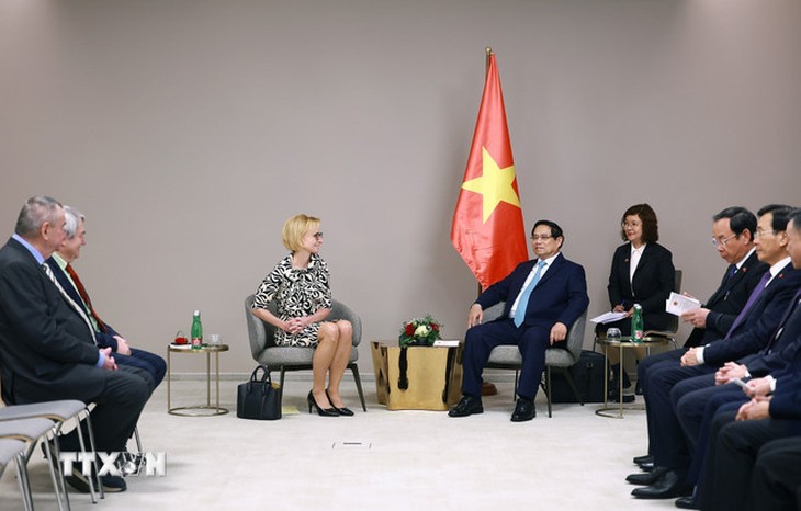 Thủ tướng Chính phủ Phạm Minh Chính tiếp Chủ tịch Đảng Cộng sản Séc-Movara- Ảnh 1. Thủ tướng Chính phủ Phạm Minh Chính tiếp Chủ tịch Đảng Cộng sản Séc-Movara- Ảnh 1.