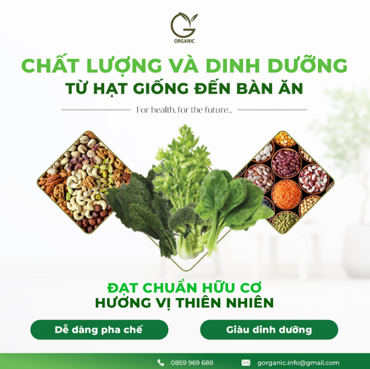 G.Organic: món quà dinh dưỡng từ thiên nhiên cho sức khỏe- Ảnh 1.