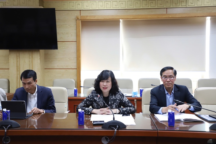 Bộ trưởng Bộ Y tế Đào Hồng Lan tiếp đoàn Tập đoàn xây dựng Thái Bình Dương, Trung Quốc- Ảnh 1. Bộ trưởng Bộ Y tế Đào Hồng Lan tiếp đoàn Tập đoàn xây dựng Thái Bình Dương, Trung Quốc- Ảnh 1.