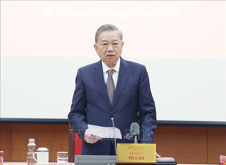 Tổng Bí thư chủ trì phiên họp thứ nhất Ban Chỉ đạo Trung ương về phát triển khoa học, công nghệ, đổi mới sáng tạo và chuyển đổi số- Ảnh 1. Tổng Bí thư chủ trì phiên họp thứ nhất Ban Chỉ đạo Trung ương về phát triển khoa học, công nghệ, đổi mới sáng tạo và chuyển đổi số- Ảnh 1.