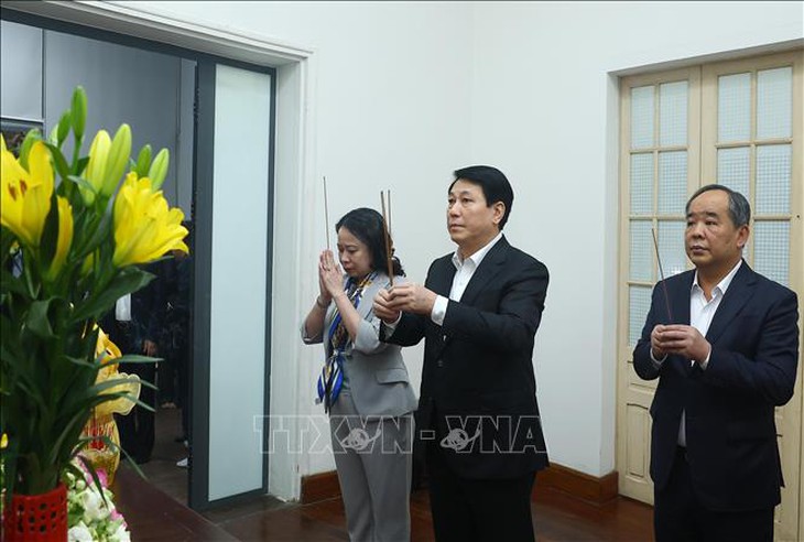 Chủ tịch nước Lương Cường chúc Tết, tri ân các đồng chí nguyên lãnh đạo Đảng, Nhà nước- Ảnh 2. Chủ tịch nước Lương Cường chúc Tết, tri ân các đồng chí nguyên lãnh đạo Đảng, Nhà nước- Ảnh 2.