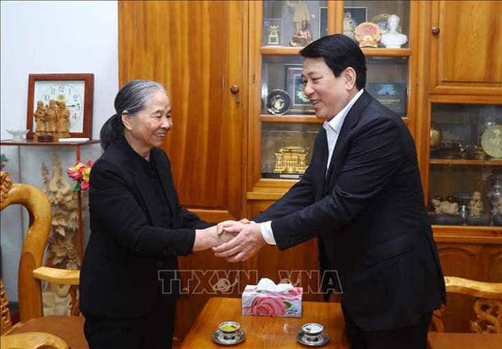 Chủ tịch nước Lương Cường chúc Tết, tri ân các đồng chí nguyên lãnh đạo Đảng, Nhà nước- Ảnh 3. Chủ tịch nước Lương Cường chúc Tết, tri ân các đồng chí nguyên lãnh đạo Đảng, Nhà nước- Ảnh 3.