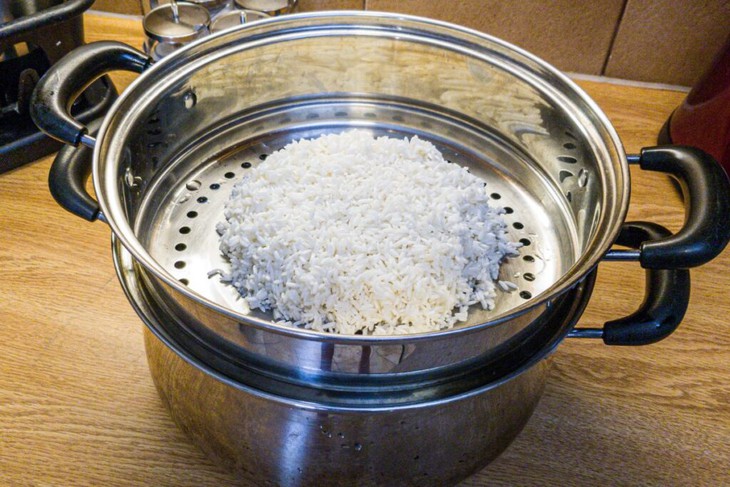 Cách đồ xôi nếp ngon thắp hương ngày Tết- Ảnh 2. Cách đồ xôi nếp ngon thắp hương ngày Tết- Ảnh 2.