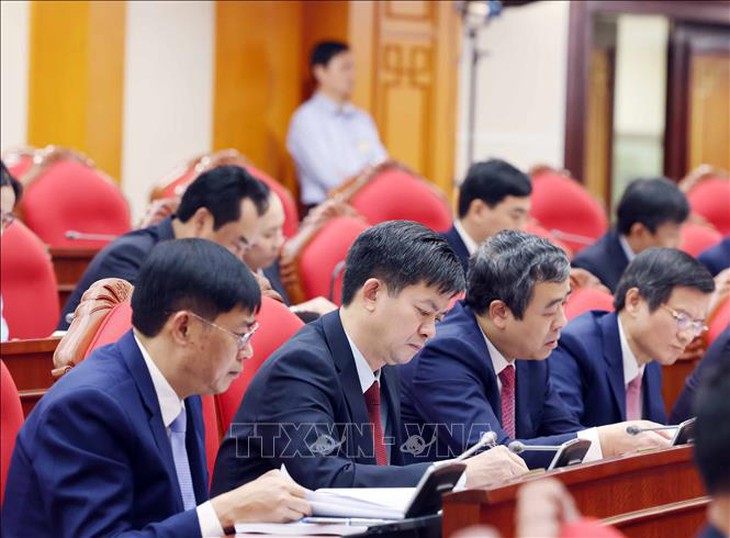 Khai mạc Hội nghị Ban Chấp hành Trung ương Đảng
khóa XIII - Ảnh 4. Khai mạc Hội nghị Ban Chấp hành Trung ương Đảng
khóa XIII - Ảnh 4.