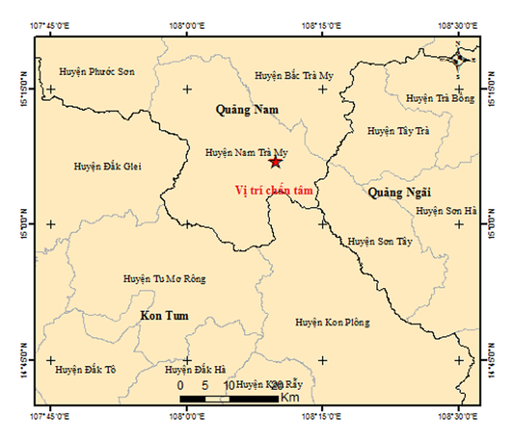 Động đất liên tiếp ở Quảng Nam, Kon Tum- Ảnh 2. Động đất liên tiếp ở Quảng Nam, Kon Tum- Ảnh 2.