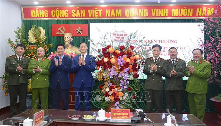 Vụ lừa đảo chiếm đoạt tài sản xuyên biên giới: Khen thưởng lực lượng lập chiến công xuất sắc- Ảnh 1. Vụ lừa đảo chiếm đoạt tài sản xuyên biên giới: Khen thưởng lực lượng lập chiến công xuất sắc- Ảnh 1.