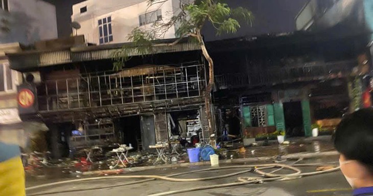 Cháy nhà hàng hải sản ngay trung tâm thành phố Hải Phòng đêm mồng 1 Tết- Ảnh 5.