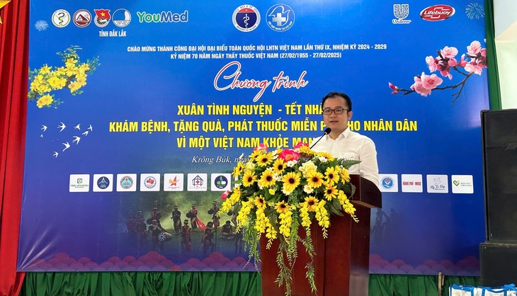 Gần 2 tỷ đồng trao tặng quà sức khoẻ, nhu yếu phẩm cho bà con ở Đắk Lắk dịp Xuân Ất Tỵ- Ảnh 1. Gần 2 tỷ đồng trao tặng quà sức khoẻ, nhu yếu phẩm cho bà con ở Đắk Lắk dịp Xuân Ất Tỵ- Ảnh 1.