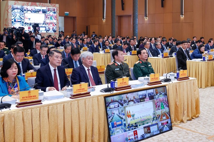 Tổng Bí thư Tô Lâm dự Hội nghị tổng kết công tác năm 2024, triển khai nhiệm vụ 2025 của Chính phủ- Ảnh 2.