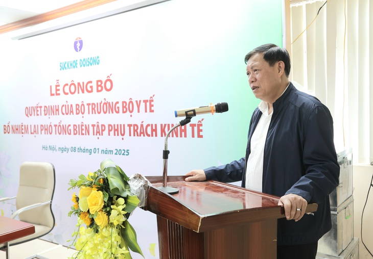 Trao quyết định bổ nhiệm lại Phó Tổng Biên tập Báo Sức khỏe và Đời sống đối với bà Trần Yến Châu- Ảnh 2. Trao quyết định bổ nhiệm lại Phó Tổng Biên tập Báo Sức khỏe và Đời sống đối với bà Trần Yến Châu- Ảnh 2.
