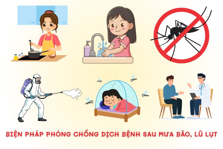 Hướng dẫn cách vệ sinh môi trường, phòng chống dịch bệnh sau thiên tai mưa bão, lũ lụt- Ảnh 3.