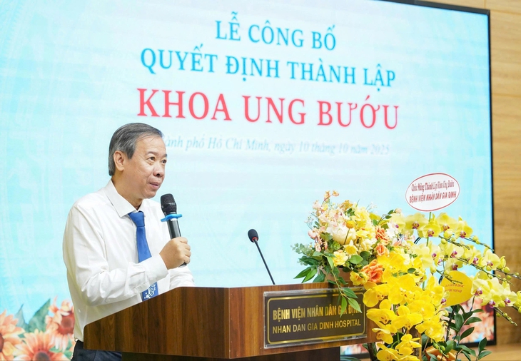 BV Nhân dân Gia Định thành lập khoa Ung bướu chuyên sâu, nâng tầm điều trị ung thư- Ảnh 1. BV Nhân dân Gia Định thành lập khoa Ung bướu chuyên sâu, nâng tầm điều trị ung thư- Ảnh 1.