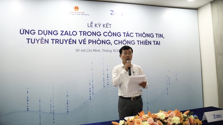 Bộ Nông nghiệp và Môi trường hợp tác cảnh báo thiên tai trên nền tảng Zalo- Ảnh 2. Bộ Nông nghiệp và Môi trường hợp tác cảnh báo thiên tai trên nền tảng Zalo- Ảnh 2.