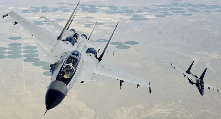Cuộc chạm trán hiếm có giữa F-35 Anh và Su-30MKI Nga- Ảnh 1.