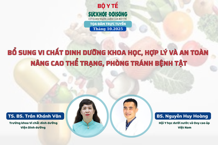 Truyền hình trực tuyến: Bổ sung vi chất dinh dưỡng khoa học, hợp lý và an toàn – Nâng cao thể trạng, phòng tránh bệnh tật- Ảnh 1.