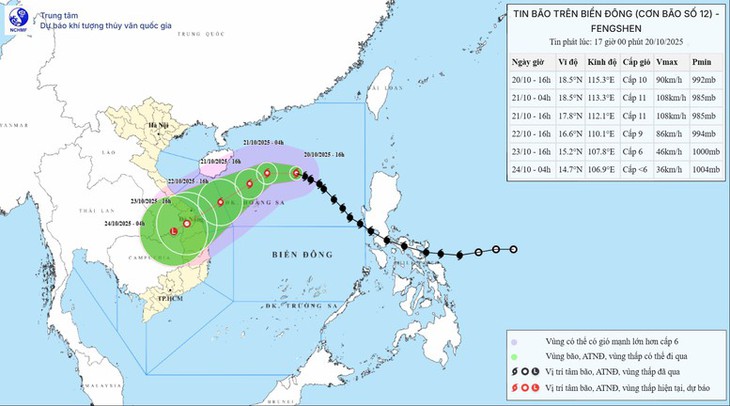 Thủ tướng yêu cầu triển khai ngay các biện pháp ứng phó với bão số 12- Ảnh 1.