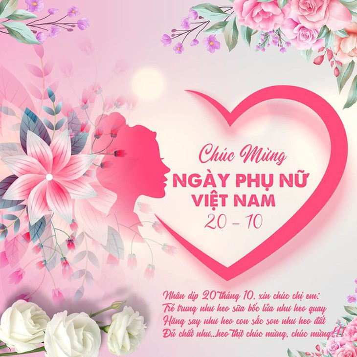 Những mẫu thiệp chúc mừng ngày Phụ nữ Việt Nam 20/10 đẹp nhất- Ảnh 19.