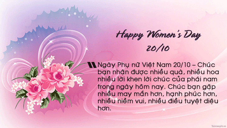 Những mẫu thiệp chúc mừng ngày Phụ nữ Việt Nam 20/10 đẹp nhất- Ảnh 8.