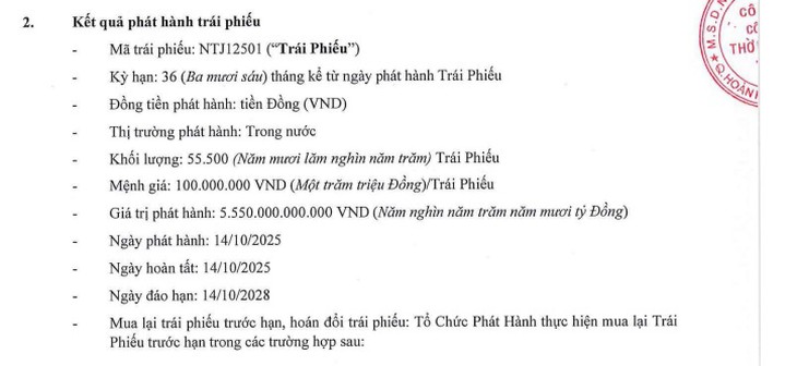 Công ty Cổ phần Thời đại mới T&T phát hành lô trái phiếu 5.550 tỷ đồng- Ảnh 2.