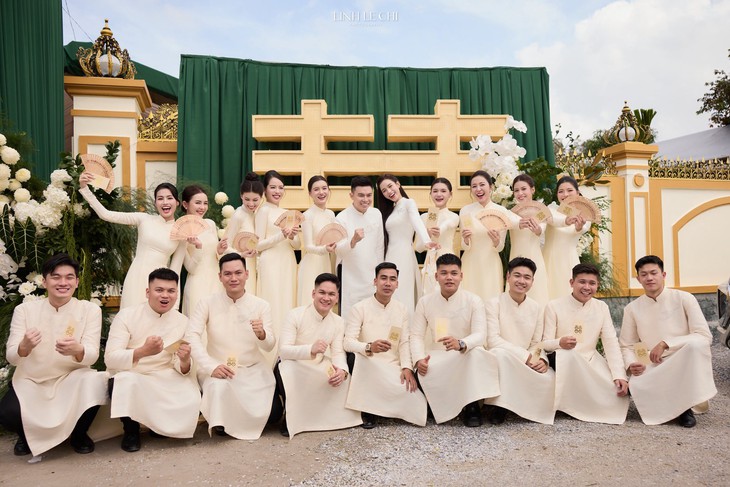 Vì sao Đỗ Mỹ Linh và nhiều người đẹp vắng bóng trong đám cưới của Đỗ Thị Hà?- Ảnh 2.