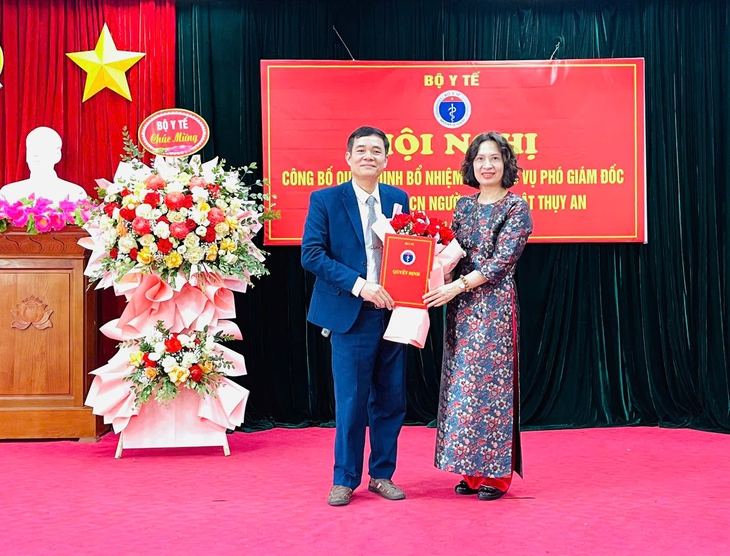 Bộ Y tế bổ nhiệm lại Phó Giám đốc Trung tâm Phục hồi chức năng người khuyết tật Thuỵ An- Ảnh 1.