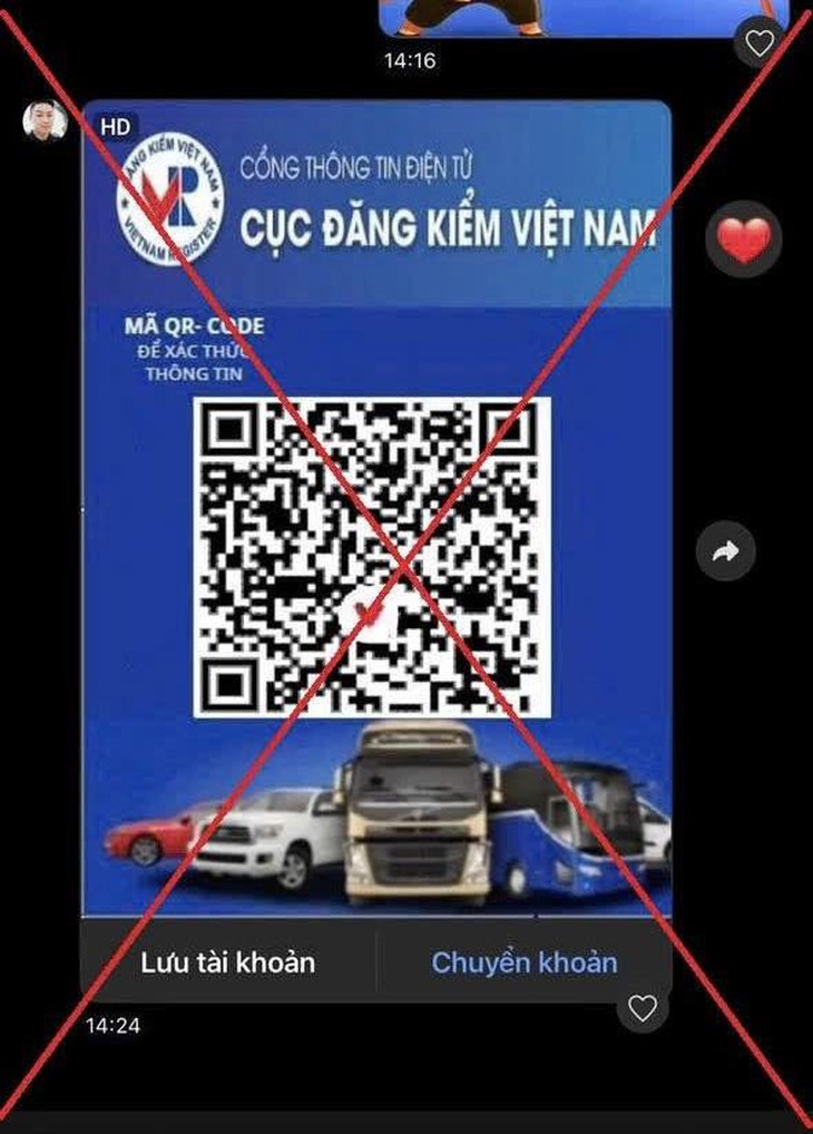 Nhận tin 'xe sắp hết hạn đăng kiểm', nhiều người suýt bị lừa qua ứng dụng giả- Ảnh 1.