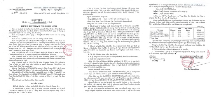 Tập đoàn Hoa Sen bị phạt và truy thu thuế hơn 1,5 tỷ đồng- Ảnh 2.