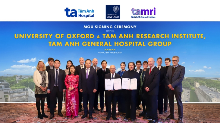 Viện Nghiên cứu Tâm Anh ký hợp tác đào tạo, nghiên cứu, đổi mới y tế với Đại học Oxford- Ảnh 1.