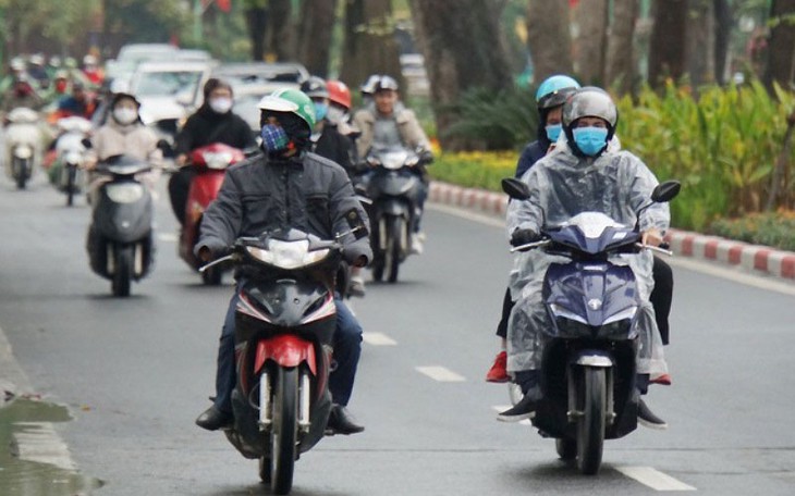 Miền Bắc chuyển rét do không khí lạnh bao phủ