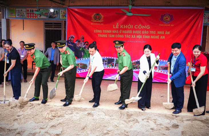Bộ Công an phối hợp với Nghệ An khởi công công trình an sinh xã hội- Ảnh 1.