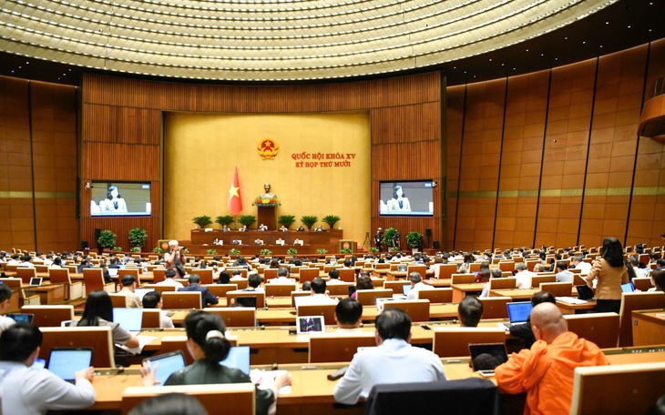 Quốc hội thực hiện công tác nhân sự, thảo luận dự án Luật Phòng bệnh, Luật Dân số- Ảnh 2.