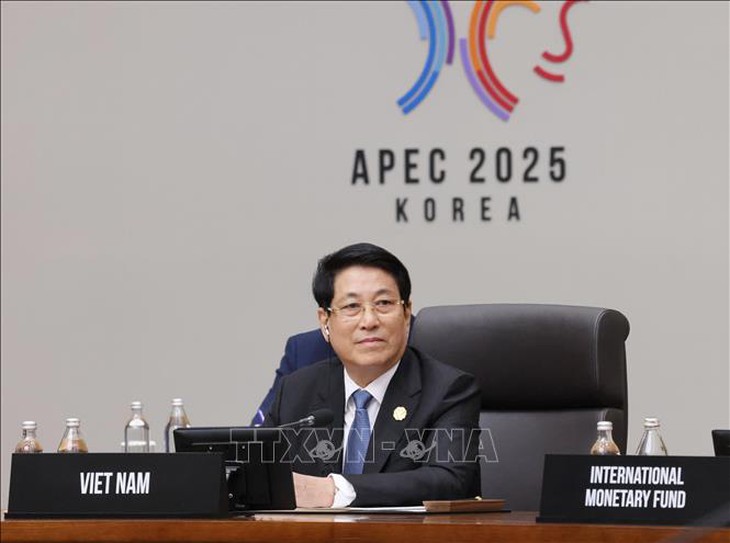Chủ tịch nước Lương Cường đề xuất ba trọng tâm mà APEC cần tập trung- Ảnh 4.
