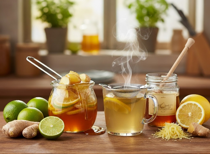 Mật ong chanh gừng, thức uống giá trị trong thời tiết giao mùa- Ảnh 1.