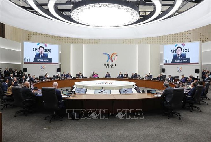 Chủ tịch nước Lương Cường dự Hội nghị Cấp cao APEC lần thứ 32- Ảnh 1.
