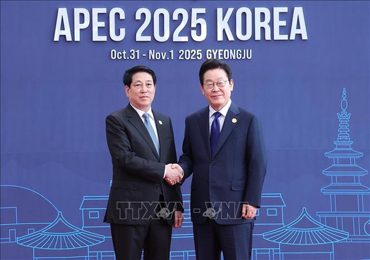 Chủ tịch nước Lương Cường dự Hội nghị Cấp cao APEC lần thứ 32- Ảnh 10.